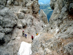 Scharte Marino Bianchi Klettersteig Monte Cristallo