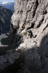 Klassische Klettersteig-Passagen